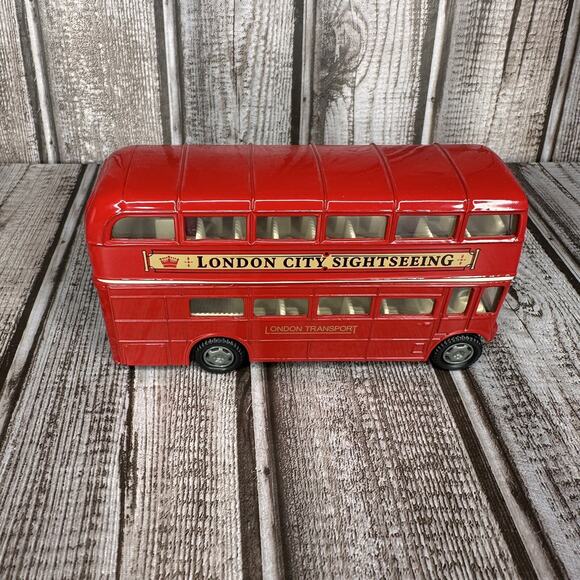 Feva Other - London City Sightseeing Double Decker Bus Red Diecast England FEVA